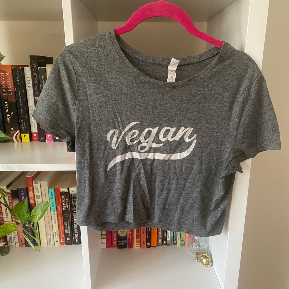 Compassion “Vegan” Crop Top